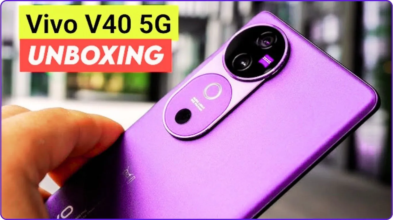 Vivo V40 5G Smartphone: 200MP Camera 512GB Storage And 5500mAh Battery 80W Fast Charging